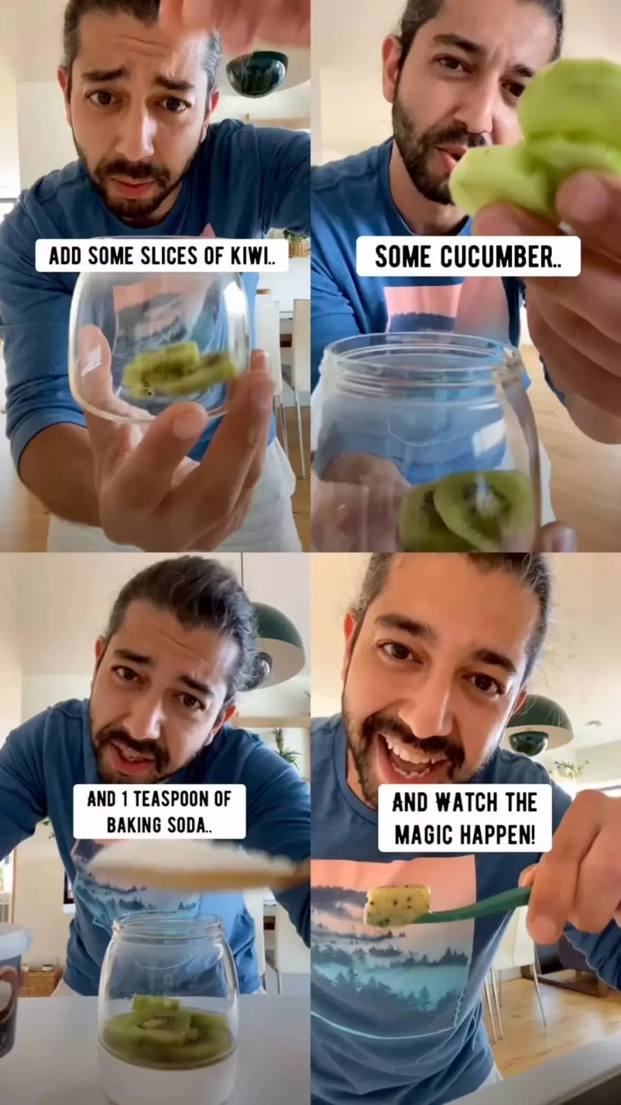 gigi kuning dan penuh plak putih kembali © Instagram