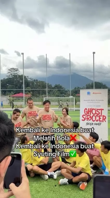 Shin Tae yong syuting jadi cameo © Instagram