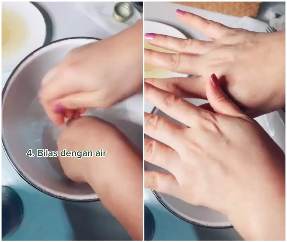 Cara menghilangkan keriput di tangan © TikTok Cara menghilangkan keriput di tangan © TikTok