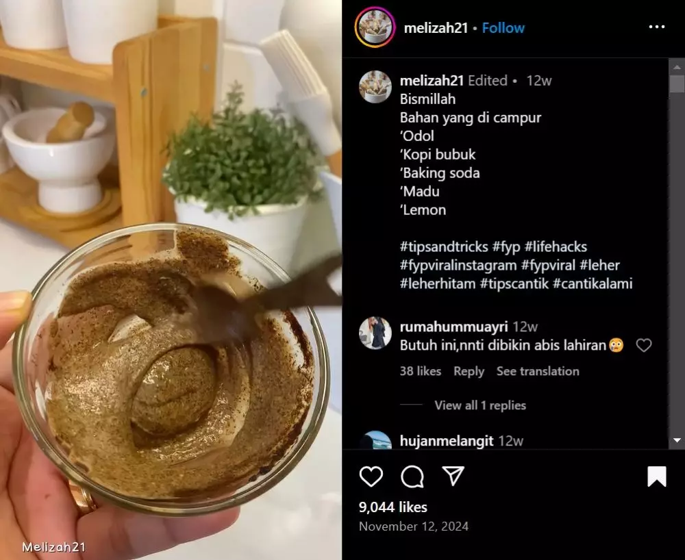 cara mencerahkan leher dekil © Instagram