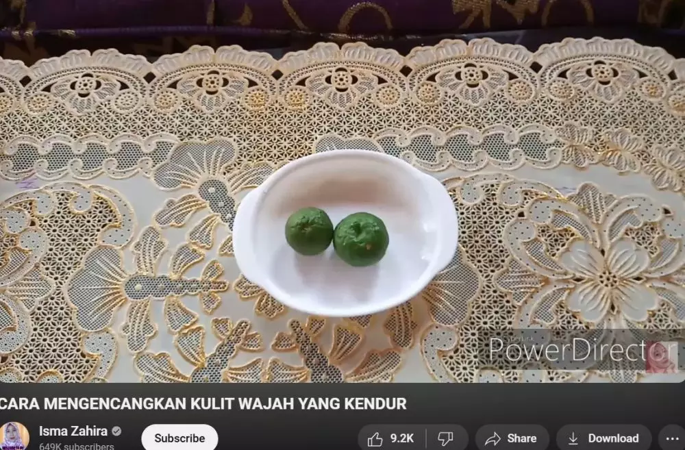 Cara mengencangkan kulit wajah yang kendur © YouTube