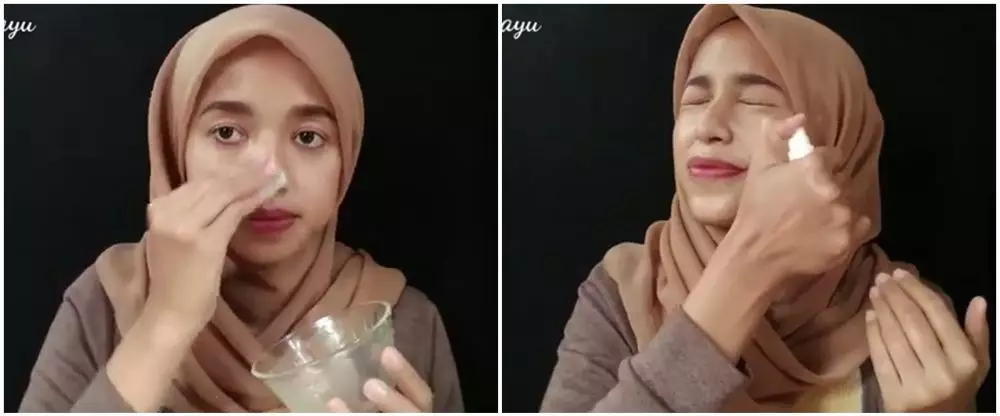cara mengecilkan pori-pori tanpa es batu © YouTube