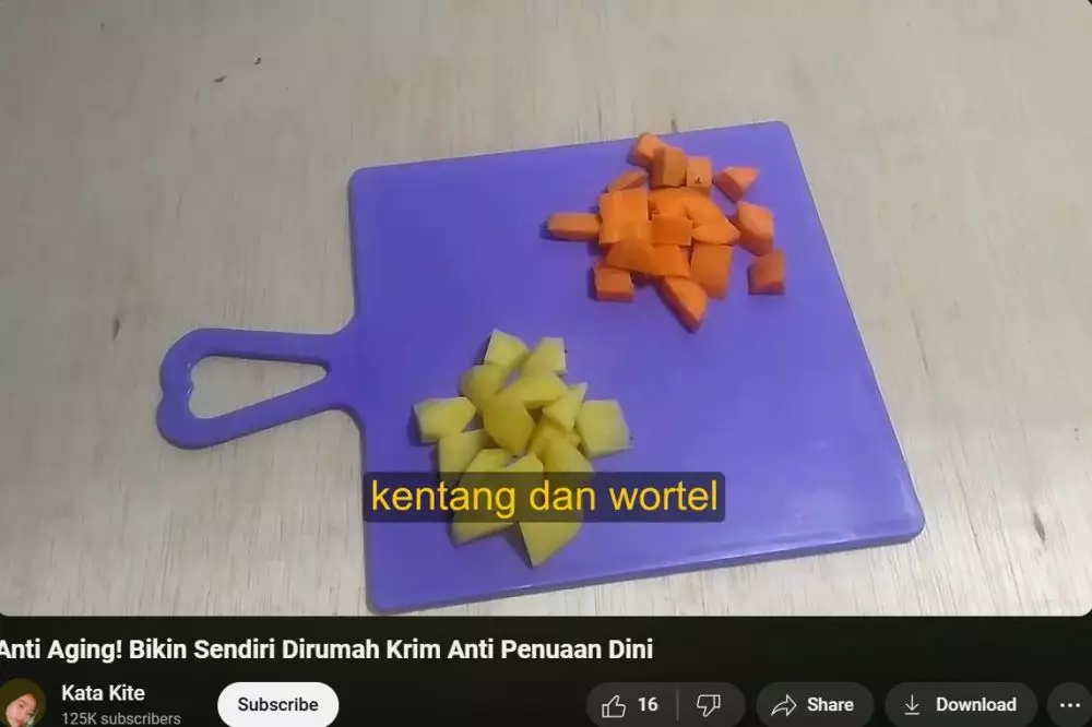 cara bikin krim antiaging © YouTube