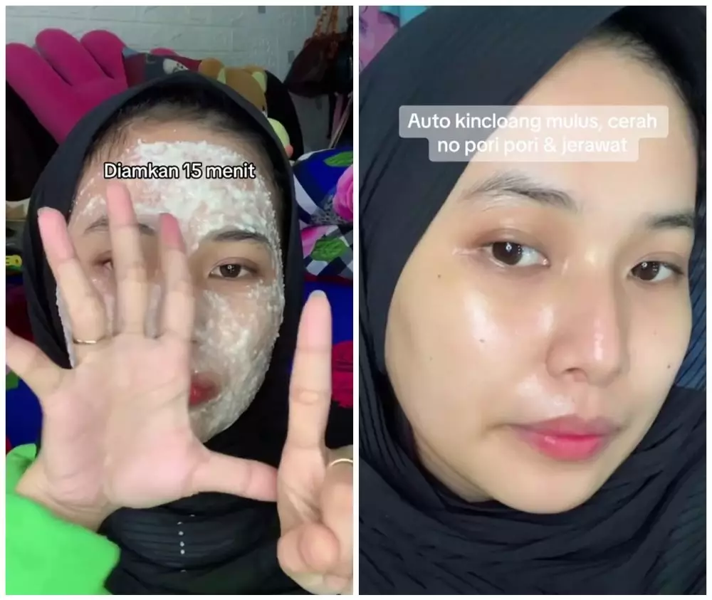 cara bikin wajah mulus tanpa pori-pori © TikTok