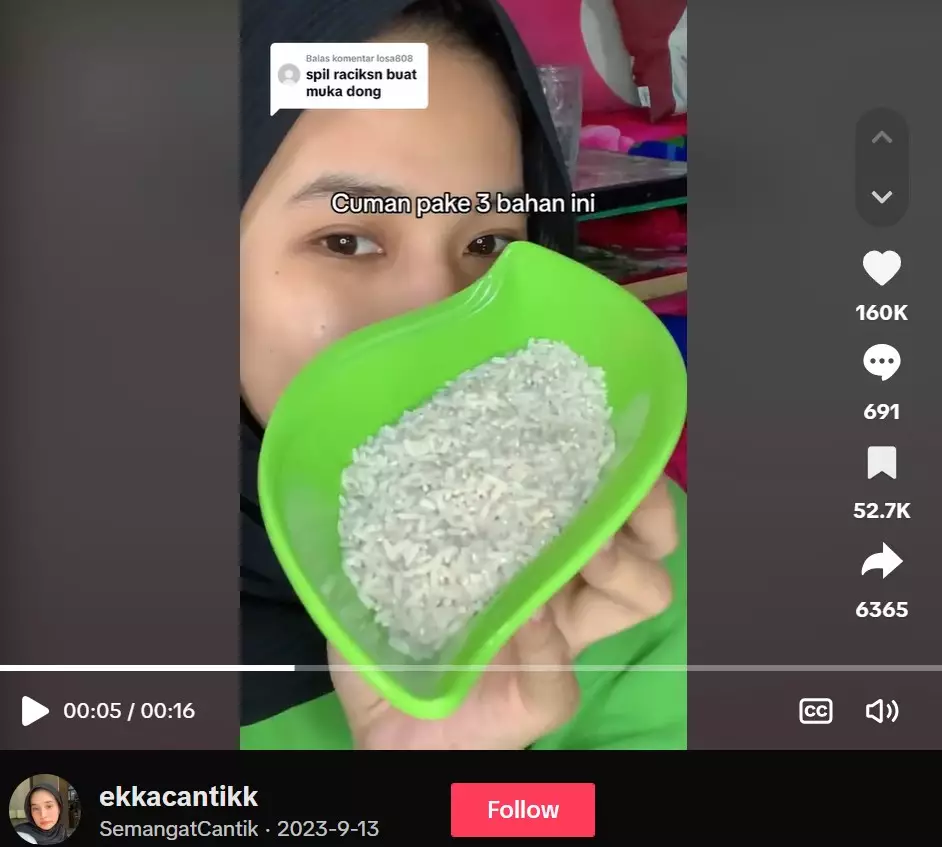 cara bikin wajah mulus tanpa pori-pori © TikTok