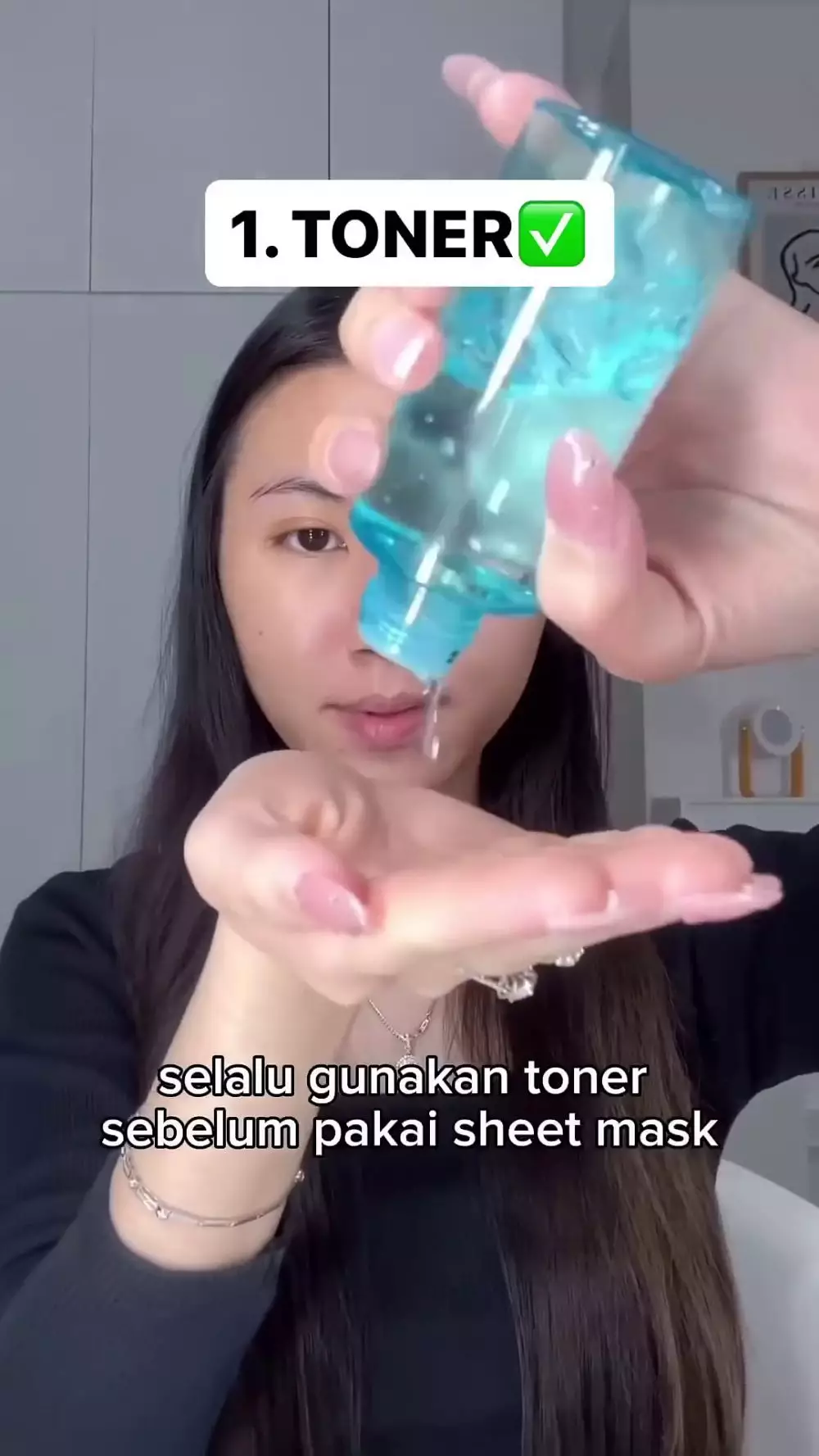 Trik pakai sheet mask © YouTube
