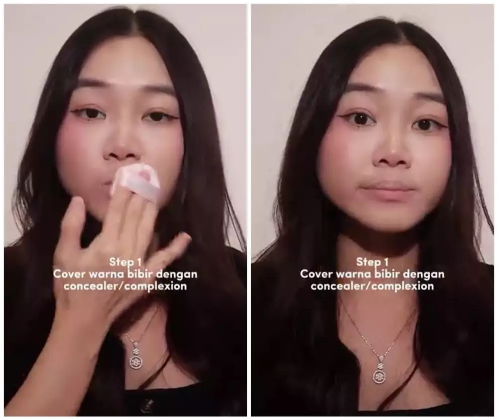 Trik bikin Korean lips ombre © Instagram