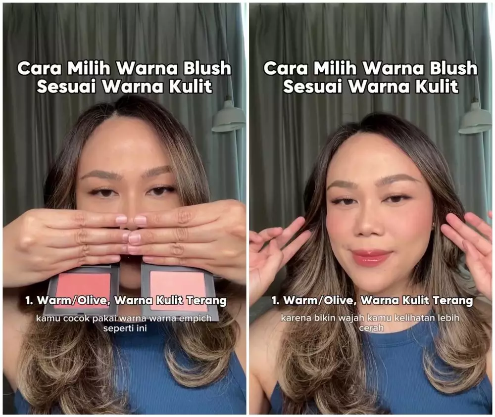 cara memilih blush on sesuai warna kulit © Instagram cara memilih blush on sesuai warna kulit © Instagram