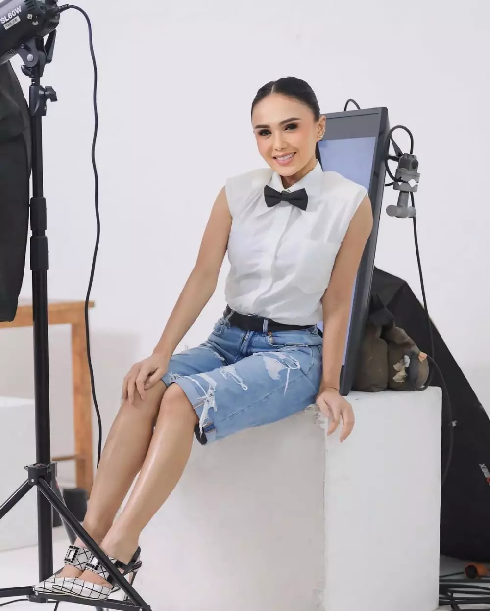 Yuni Shara pakai soft makeup (stok) © Instagram Yuni Shara pakai soft makeup (stok) © Instagram