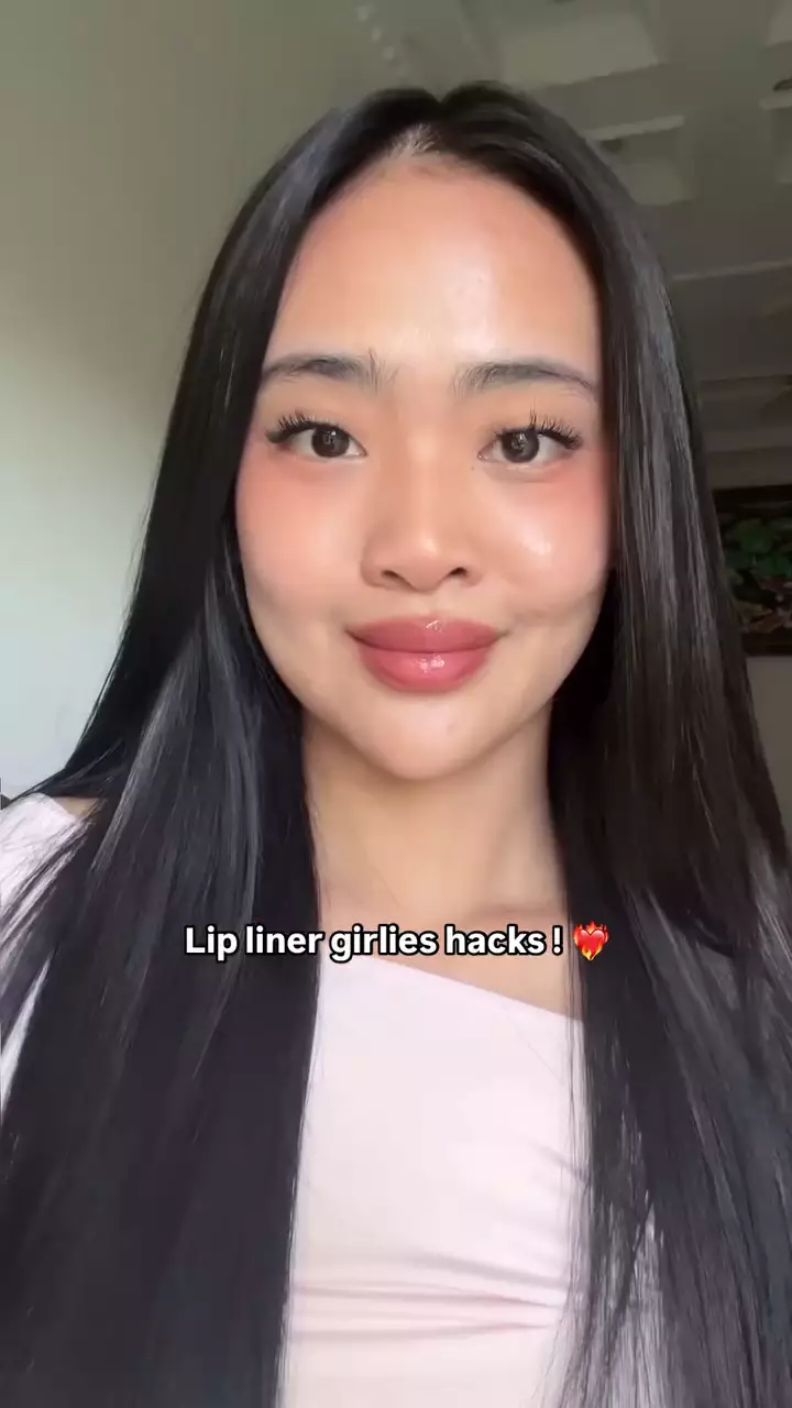 cara pakai lip liner © Instagram