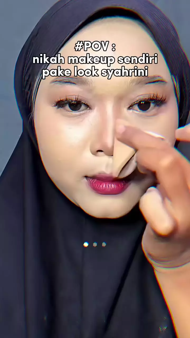 tranformasi cewek makeup mirip Syahrini © Instagram