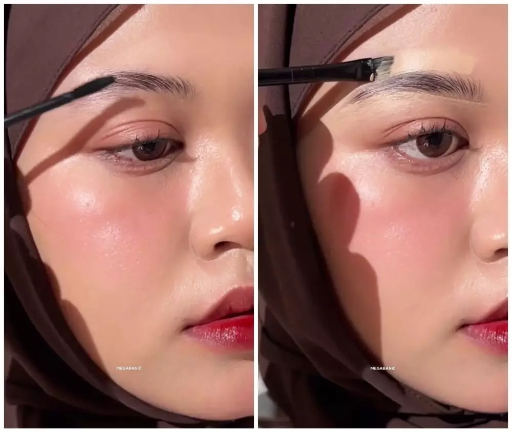 Trik bikin alis serat  © Instagram Trik bikin alis serat  © Instagram