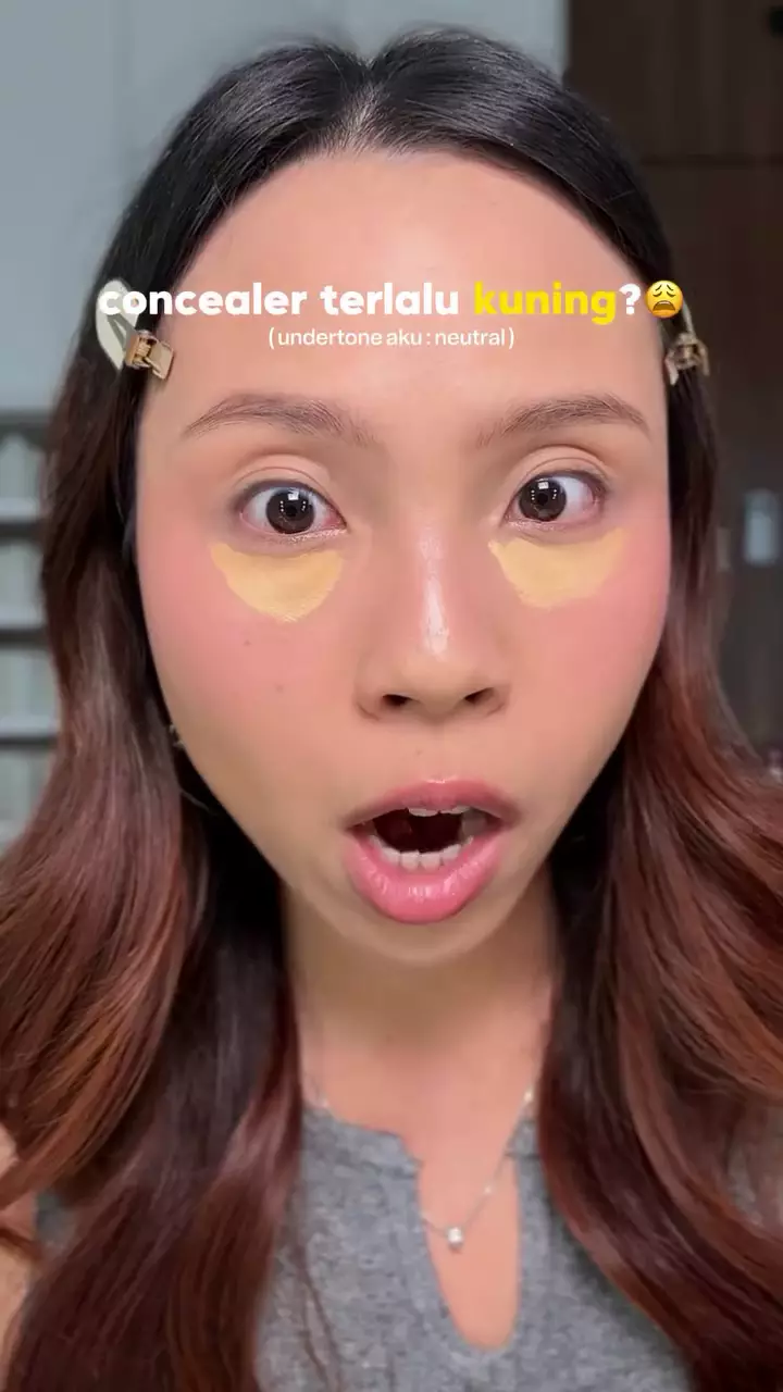 warna concealer terlalu kuning © Instagram