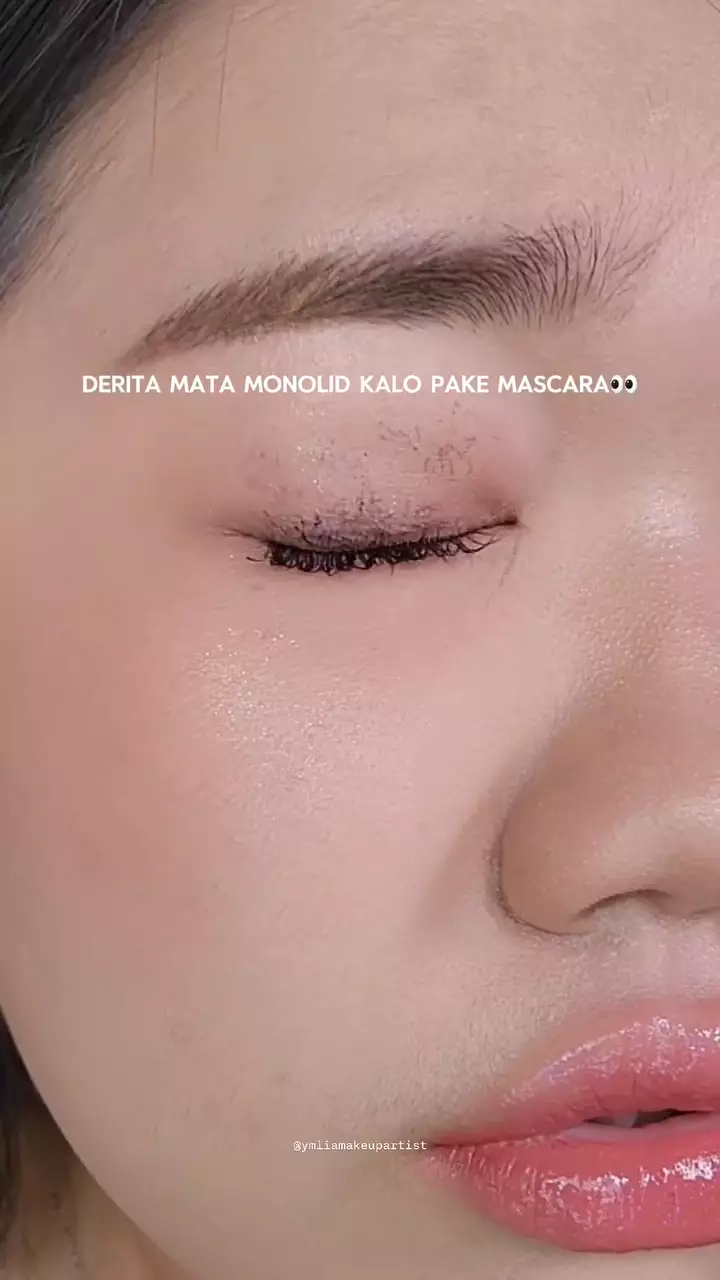 Mata monolid suka bikin maskara bleber © Instagram Mata monolid suka bikin maskara bleber © Instagram