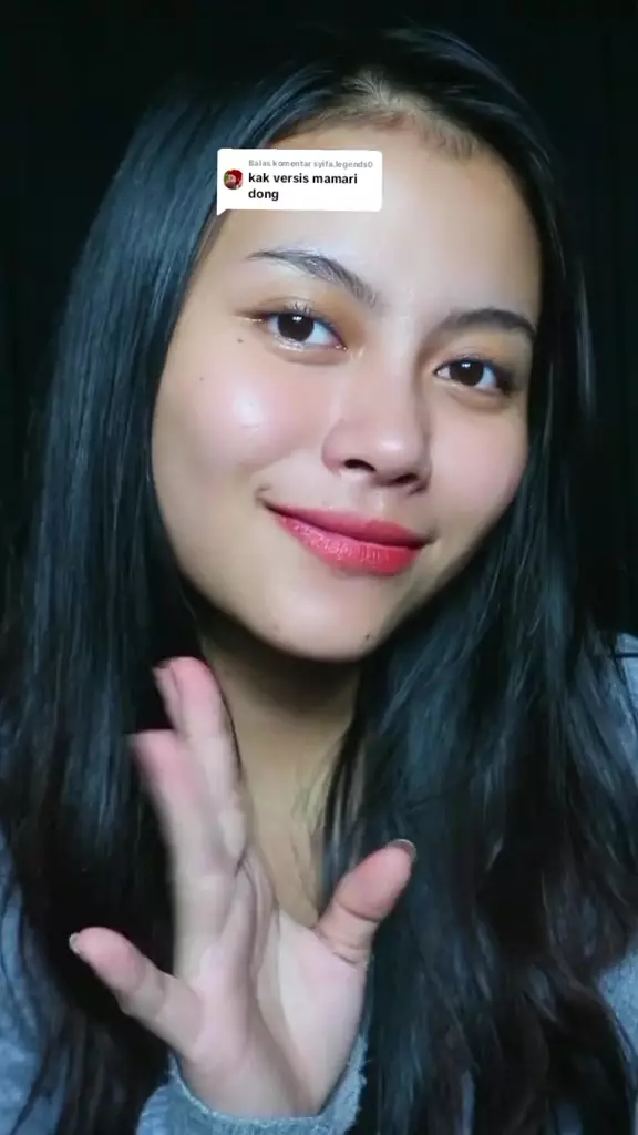 wanita kuning langsat pakai complexion gelap © TikTok