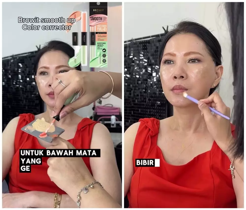 transformasi makeup tante-tante dirias © Instagram 