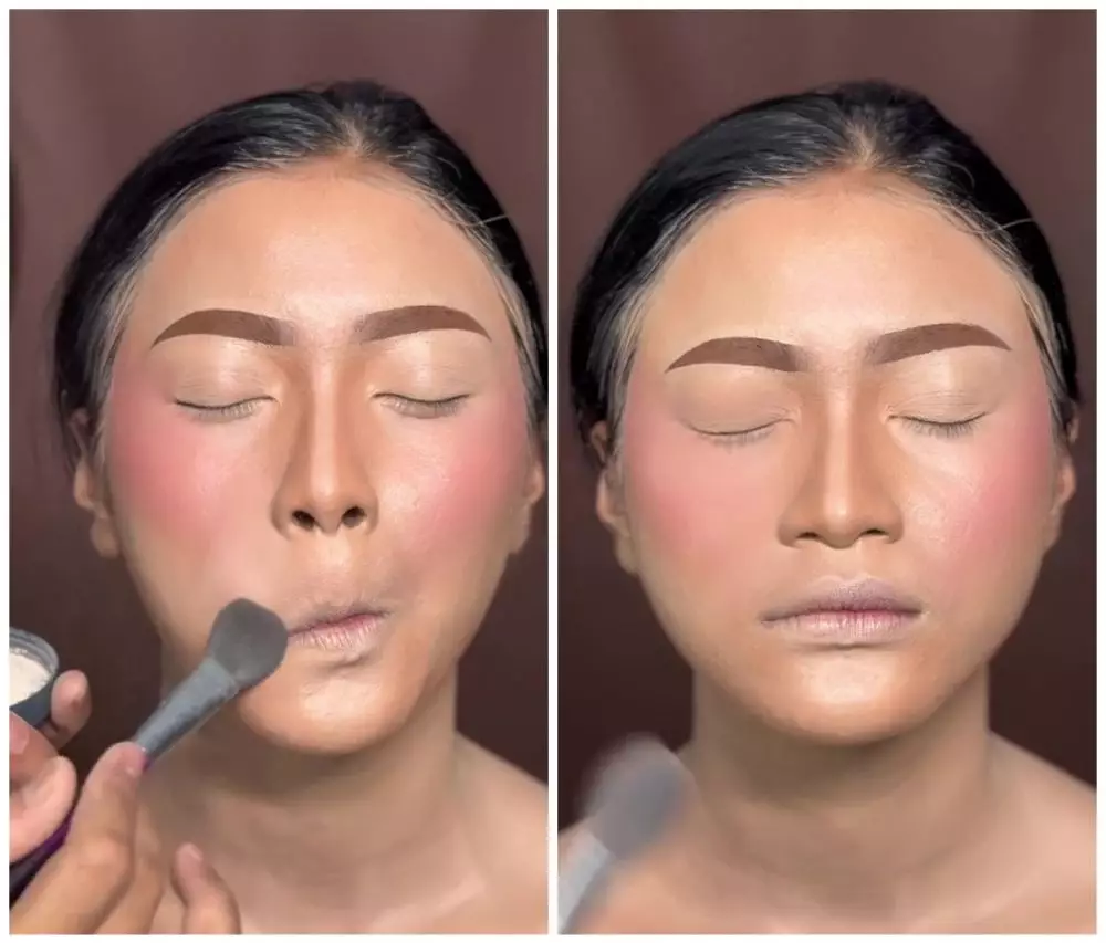 Smile line bikin makeup crack © Instagram Smile line bikin makeup crack © Instagram