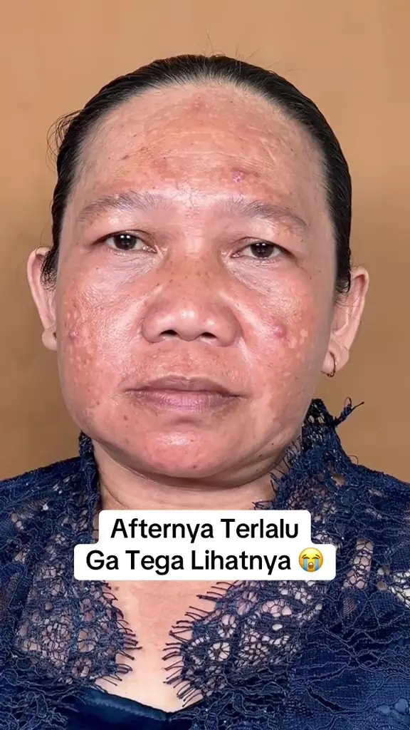 Natural meski pakai foundation tebal © TikTok Natural meski pakai foundation tebal © TikTok