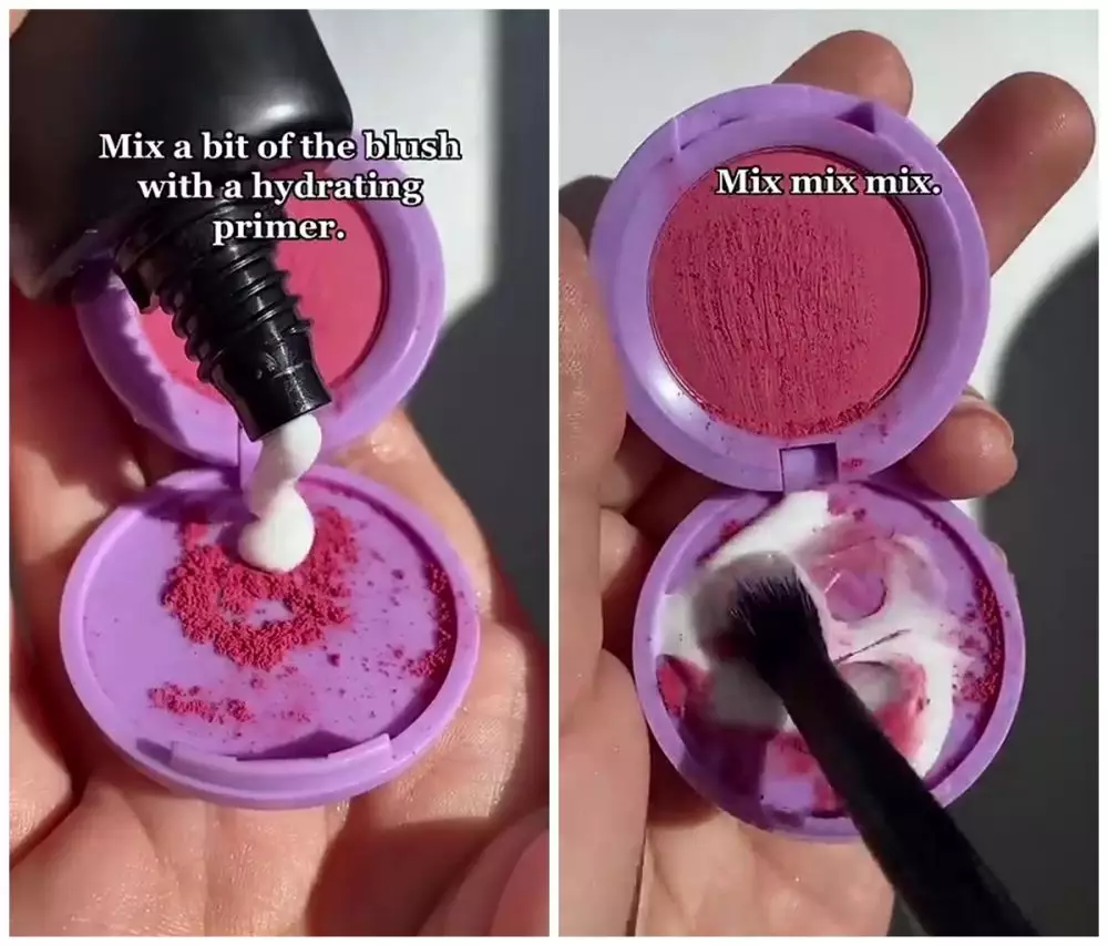 cara mengubah blush on powder jadi liquid © YouTube cara mengubah blush on powder jadi liquid © YouTube