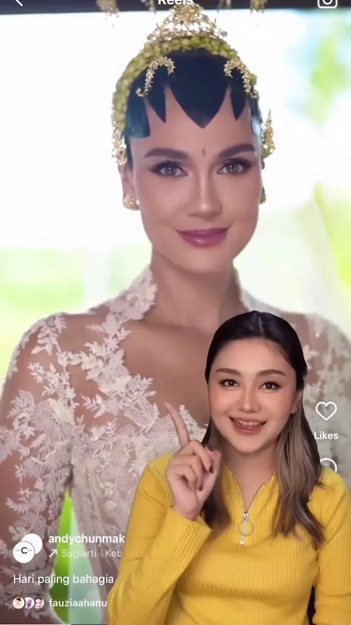 Recreate makeup Luna Maya saat akad © Instagram Recreate makeup Luna Maya saat akad © Instagram