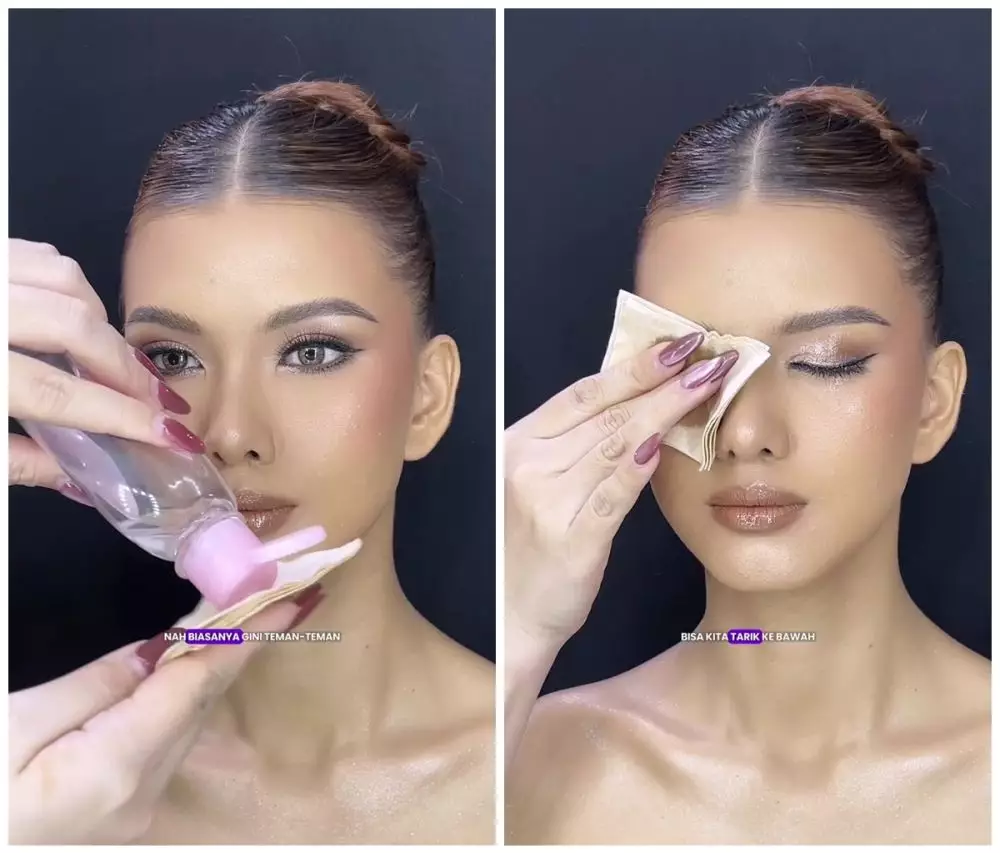 trik melepas bulu mata palsu © Instagram trik melepas bulu mata palsu © Instagram