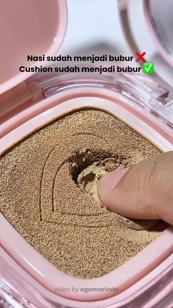 cushion rusak hingga jadi bubur © Instagram cushion rusak hingga jadi bubur © Instagram