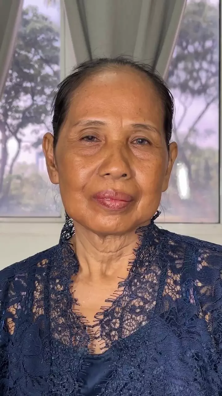 makeup wedding Luna Maya pada wanita paruh baya © Instagram