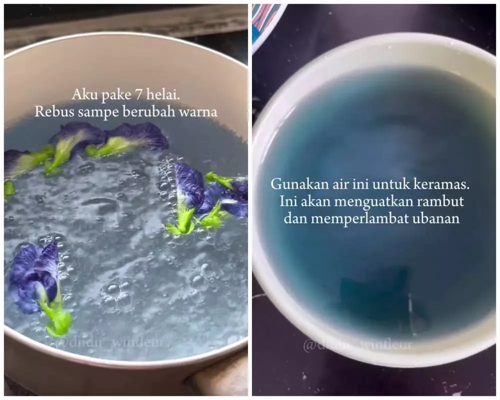 cara cegah rambut rontok dan uban © Instagram