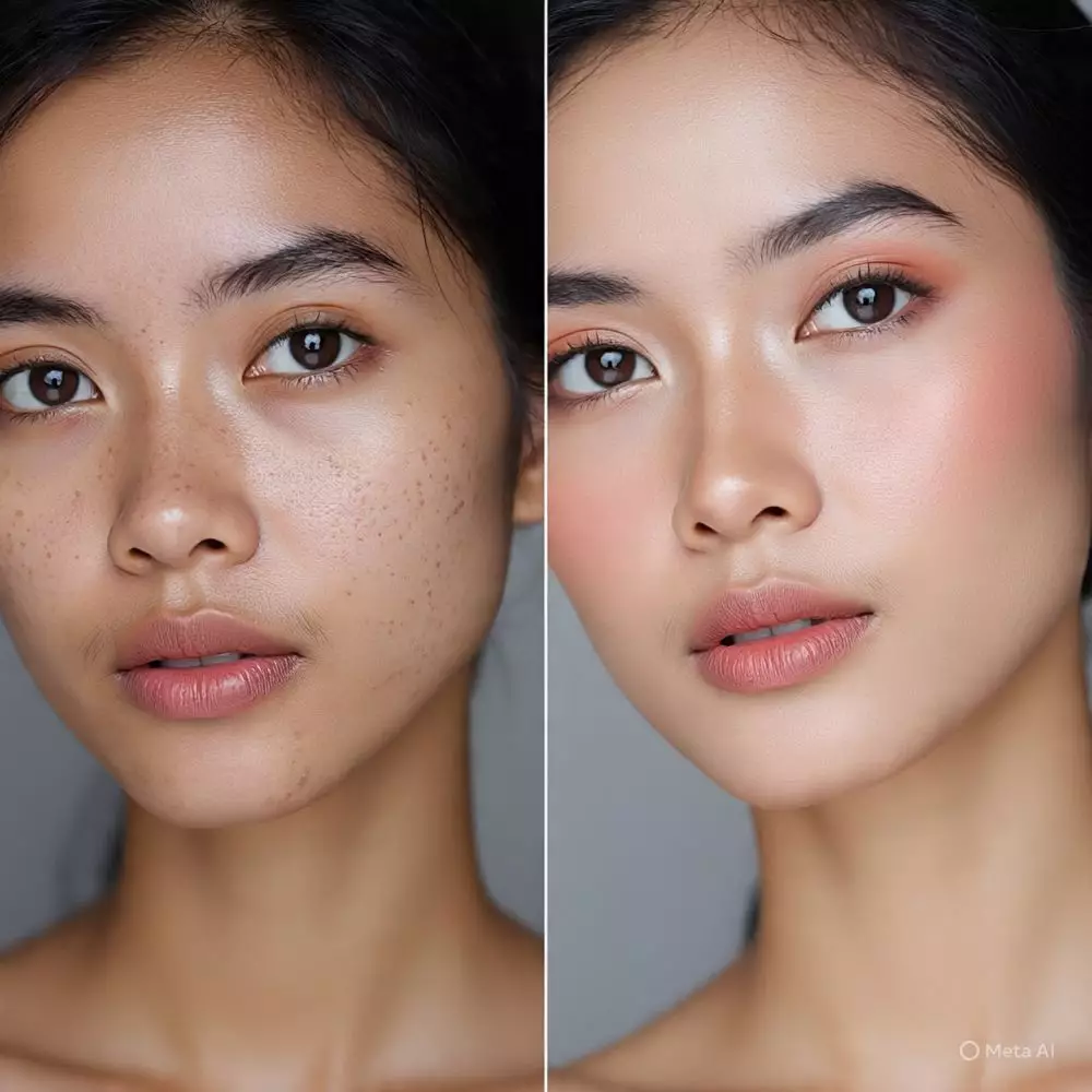 Tips makeup untuk kulit berpori besar © 2025 brilio.net