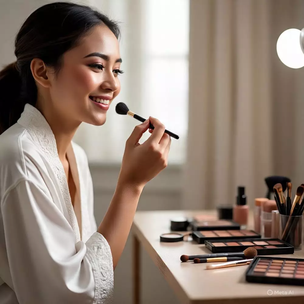 Trik makeup simpel untuk kulit sawo matang © 2025 brilio.net