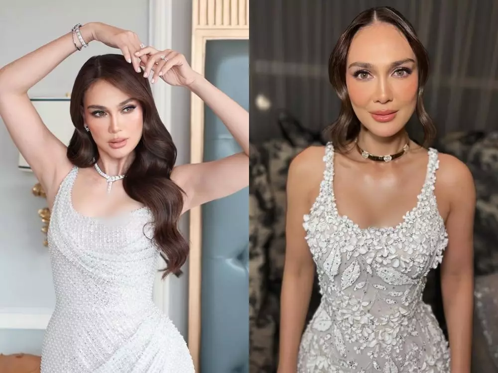 Luna Maya saat resepsi © Instagram