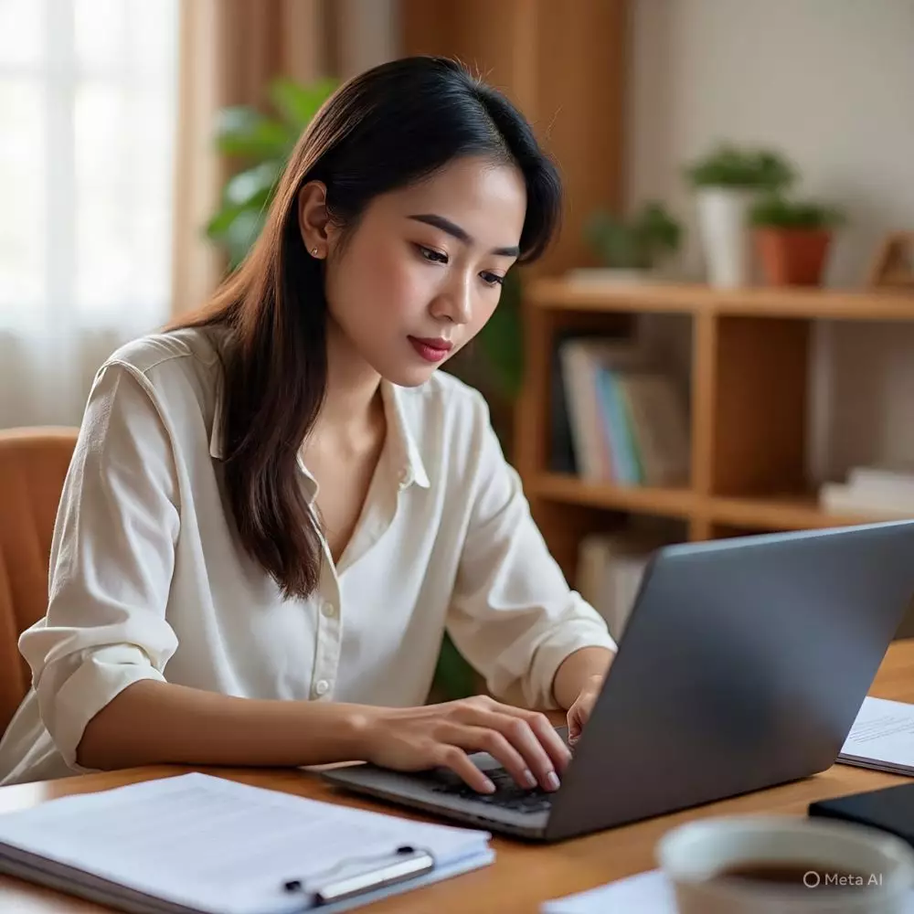 Tips makeup natural antiribet untuk WFH © 2025 brilio.net