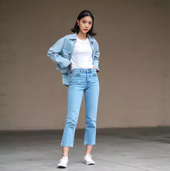 Tips tampil modis dengan pakaian basic © 2025 brilio.net