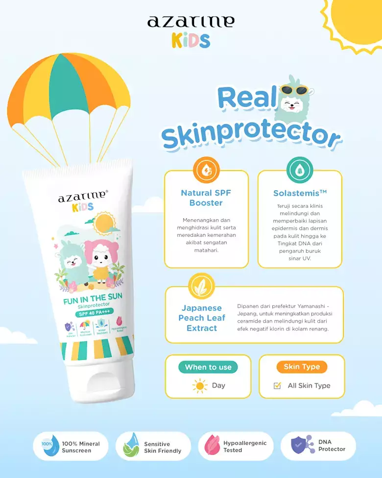10 Sunscreen anak usia 9 tahun, bikin kulit terlindungi, bebas iritasi, dan lembap dibawah Rp150 ribu © 2025 brilio.net