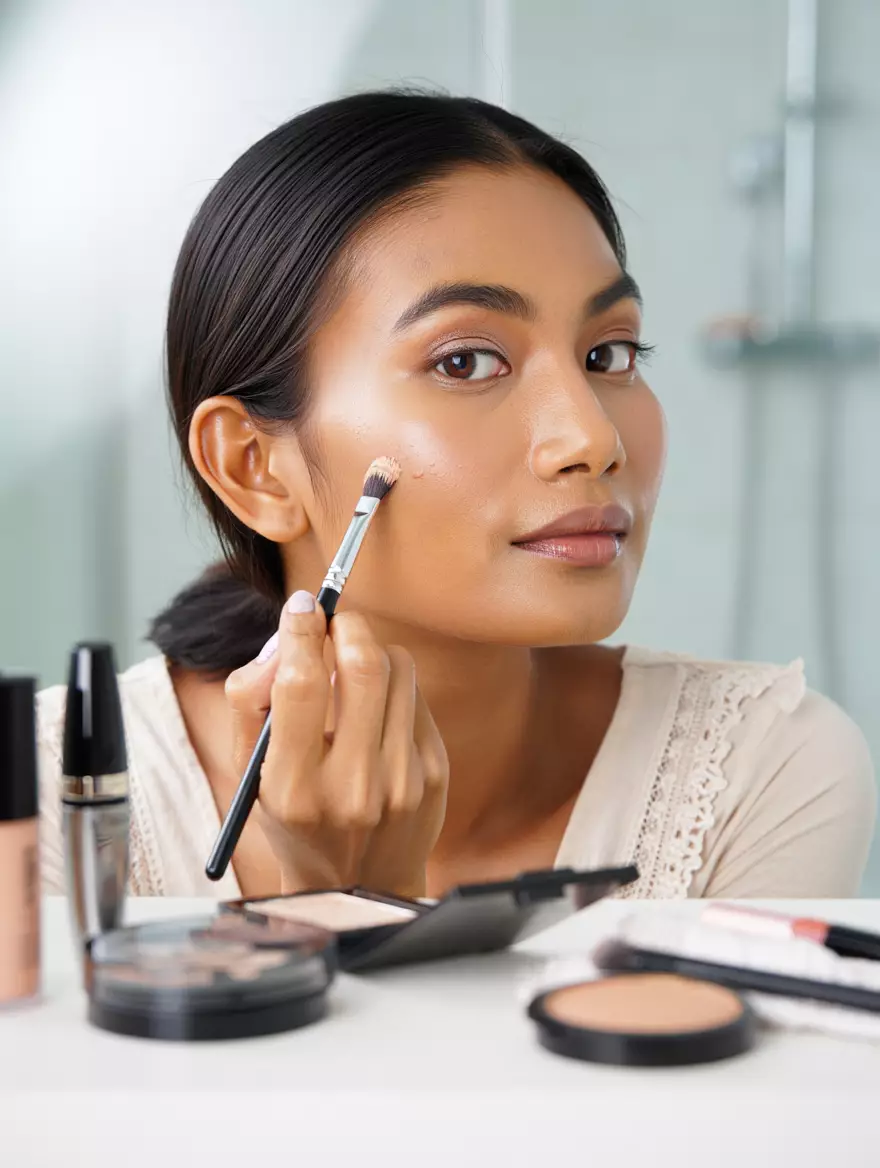 Tips makeup 40 tahun ke atas agar wajah fresh © 2025 brilio.net